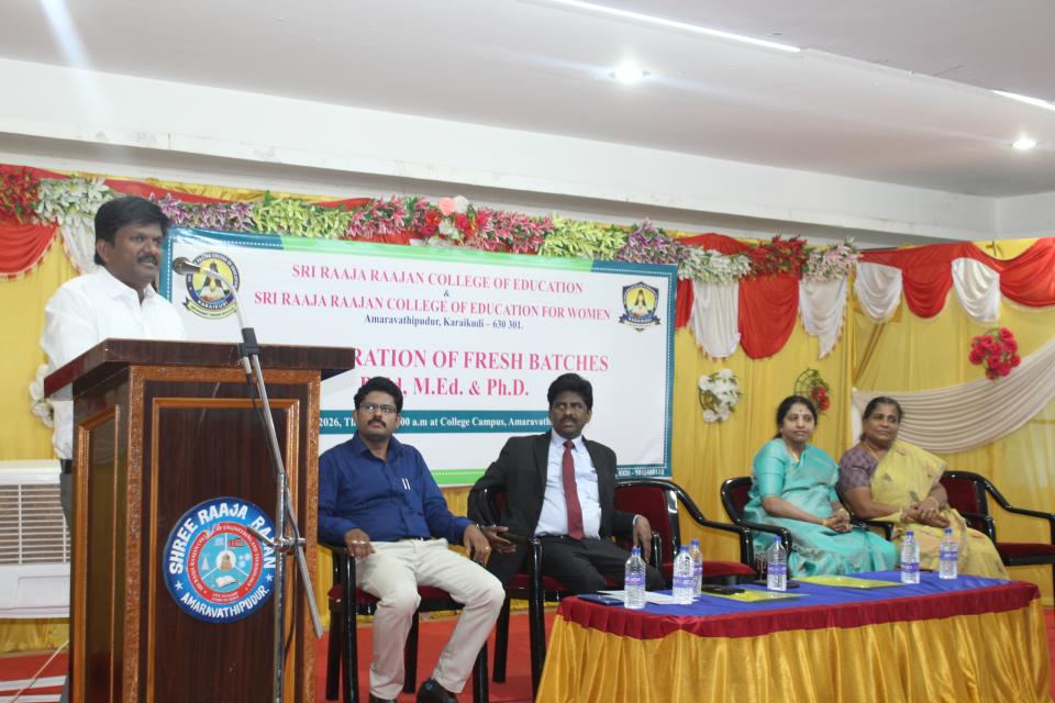 Inauguration of Fresh Batches - B.ed, M.ed and Ph.D 2026